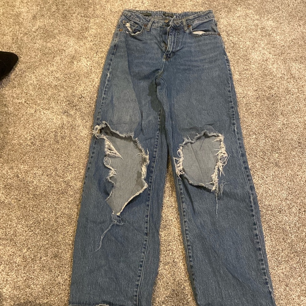 wild fable baggy ripped jeans size 4
